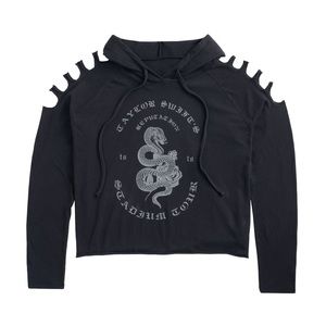 Taylor Swift Reputation Crop Hoodie
